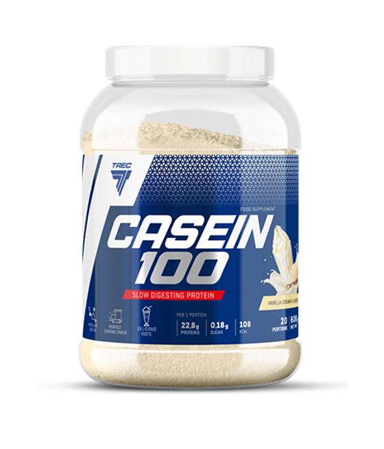 KASEIIN 100 Kreemjas-vanilje "TREC NUTRITION", 600 g