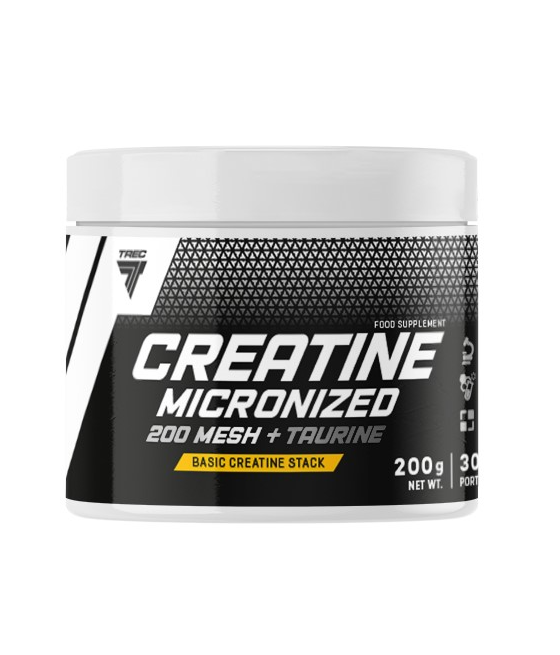 CREATINE MICRONIZED 200 MESH + TAURINE 200g JAR