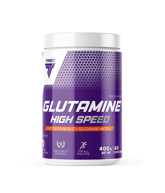 GLUTAMINE HIGH SPEED 400g JAR ORANGE-GRAPEFRUIT