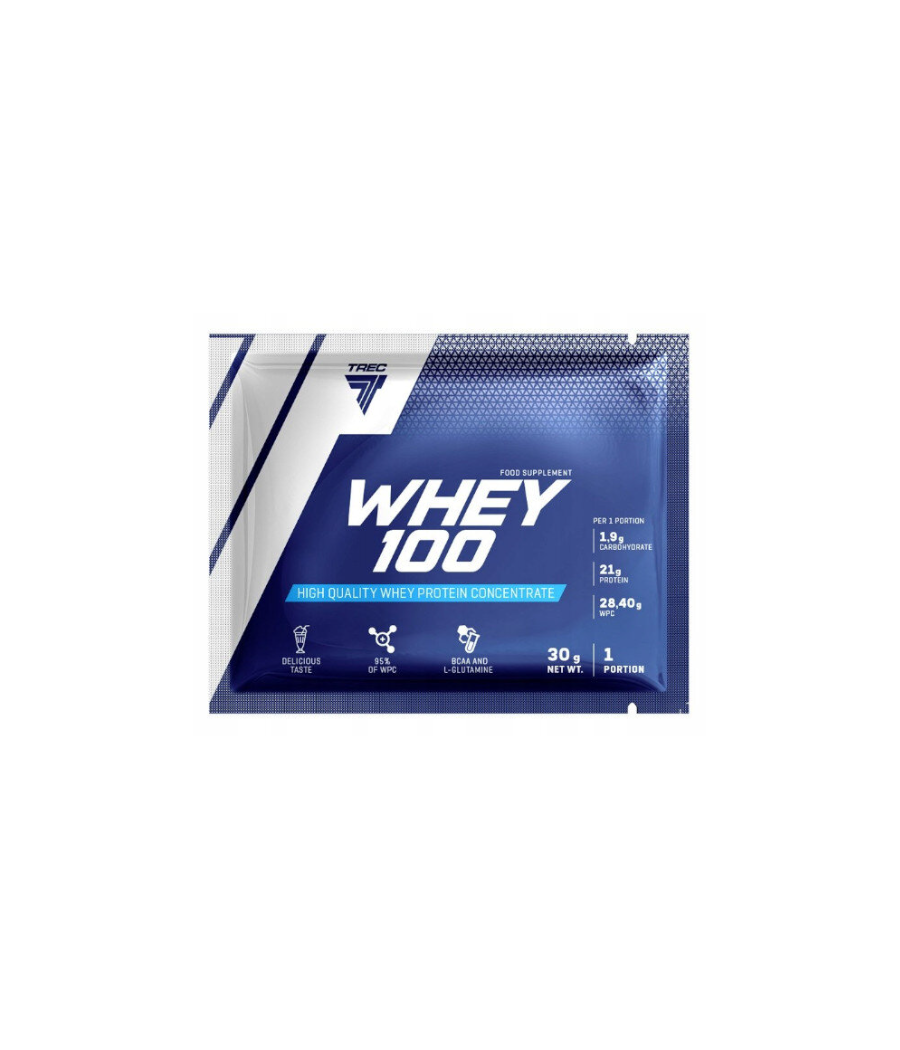 WHEY 100    30g BROWNIES – низкокалорийный продукт от TREC NUTRITION, купить в Bombbar