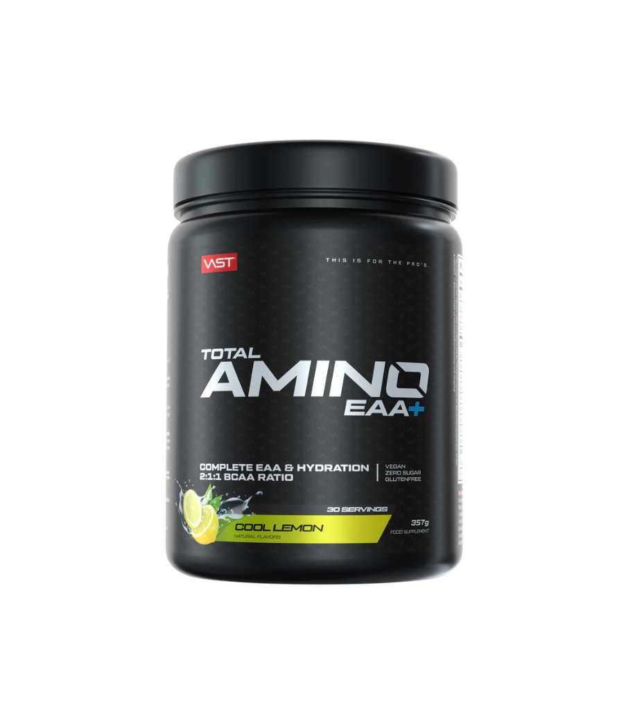 VAST TOTAL AMINO EAA+EAA + HYDRATION COOL LEMON 357GR – низкокалорийный продукт от VAST, купить в Bombbar