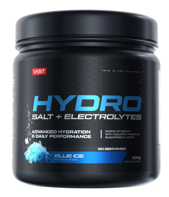 VAST HYDRO SALT + ELECTROLYTES  BLUE ICE 300GR