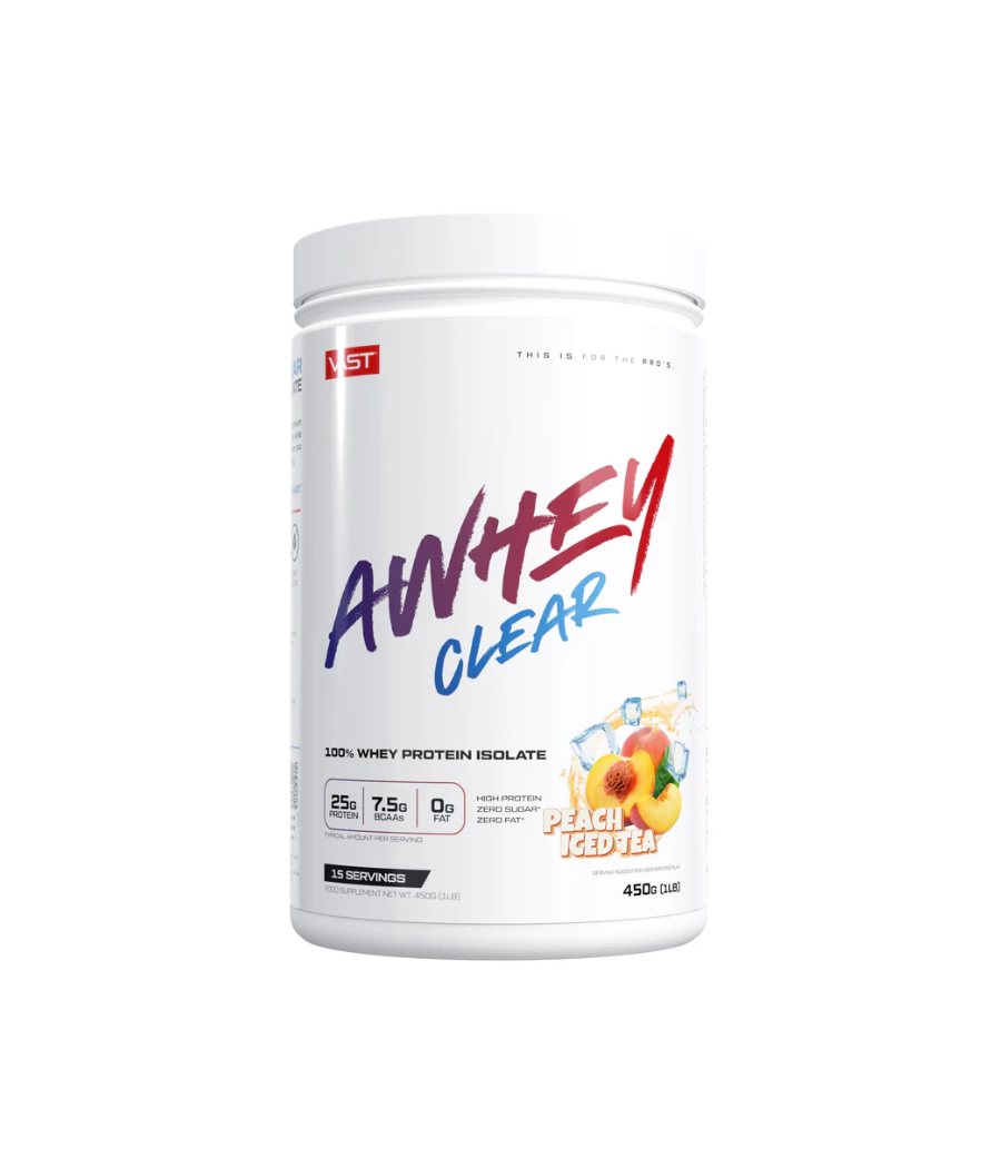 VAST AWHEY CLEAR 100% CLEAR ISO WHEY 450GR – low-calorie product from VAST, buy in Bombbar