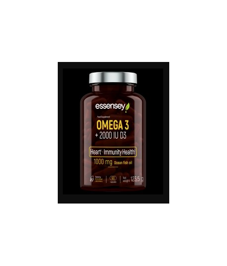 ESSENSEY OMEGA 3 + 2000 IU D3 90cap EN_DE