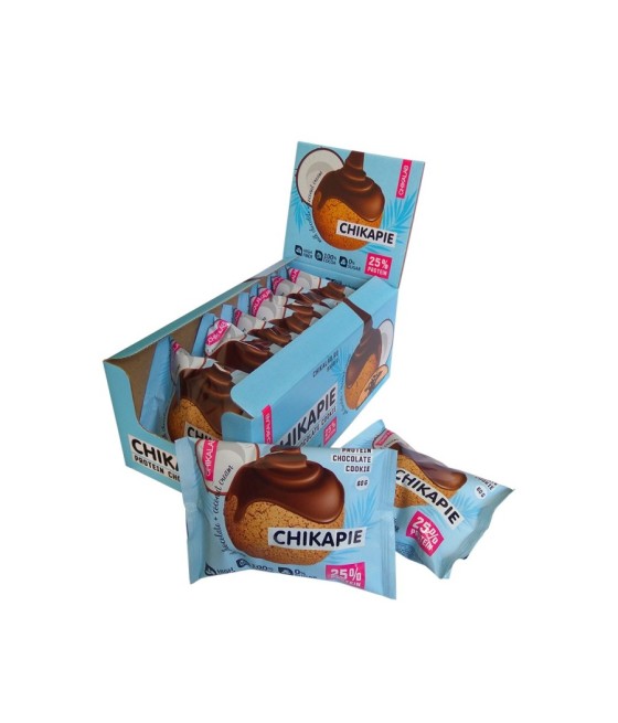 CHIKAPIE Chikalab Печенье глазированное с начинкой Кокосовое, 60 г