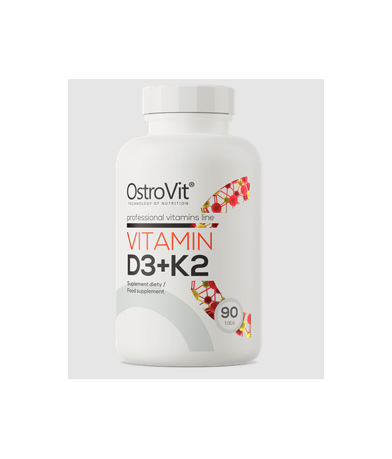 Vitamin D3 + K2, 90 tablets - OstroVit