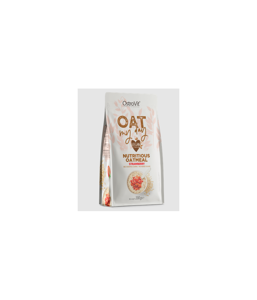 OstroVit Oat My Day 200 g strawberry – низкокалорийный продукт от Ostrovit, купить в Bombbar