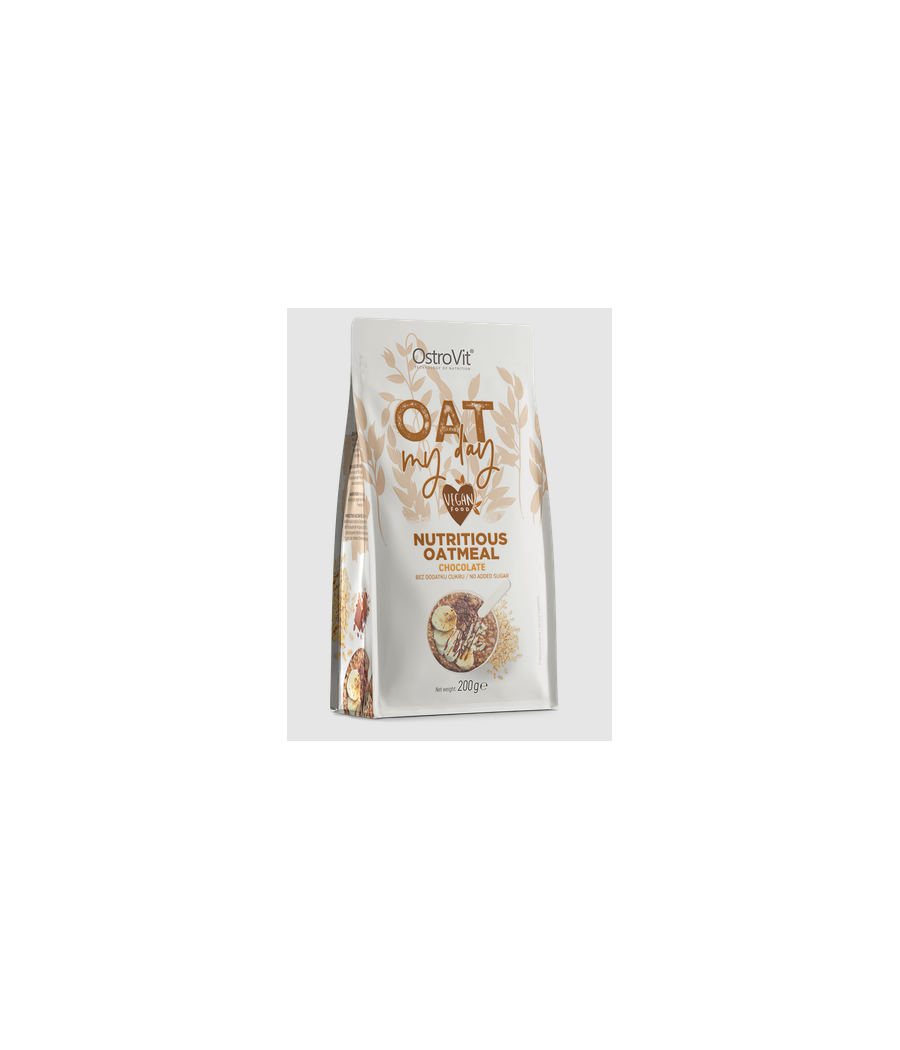 OstroVit Oat My Day 200 g chocolate – низкокалорийный продукт от Ostrovit, купить в Bombbar