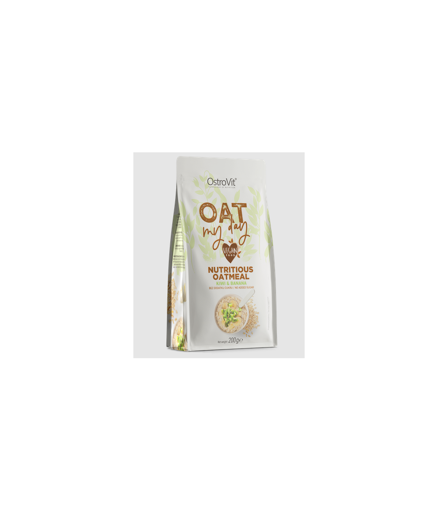 Oat My Day Kiivi- ja Banaanmaitseline "OstroVit", 200 g – madala kalorsusega toode firmalt Ostrovit, osta Bombbar-ist