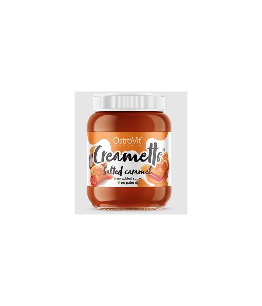 OstroVit Creametto 350 g salted caramel – низкокалорийный продукт от Ostrovit, купить в Bombbar