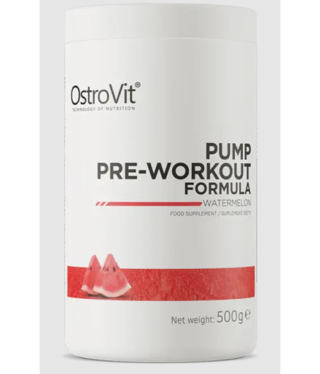 PUMP Pre-Workout Formula Arbuusimaitse "OstroVit", 500 g