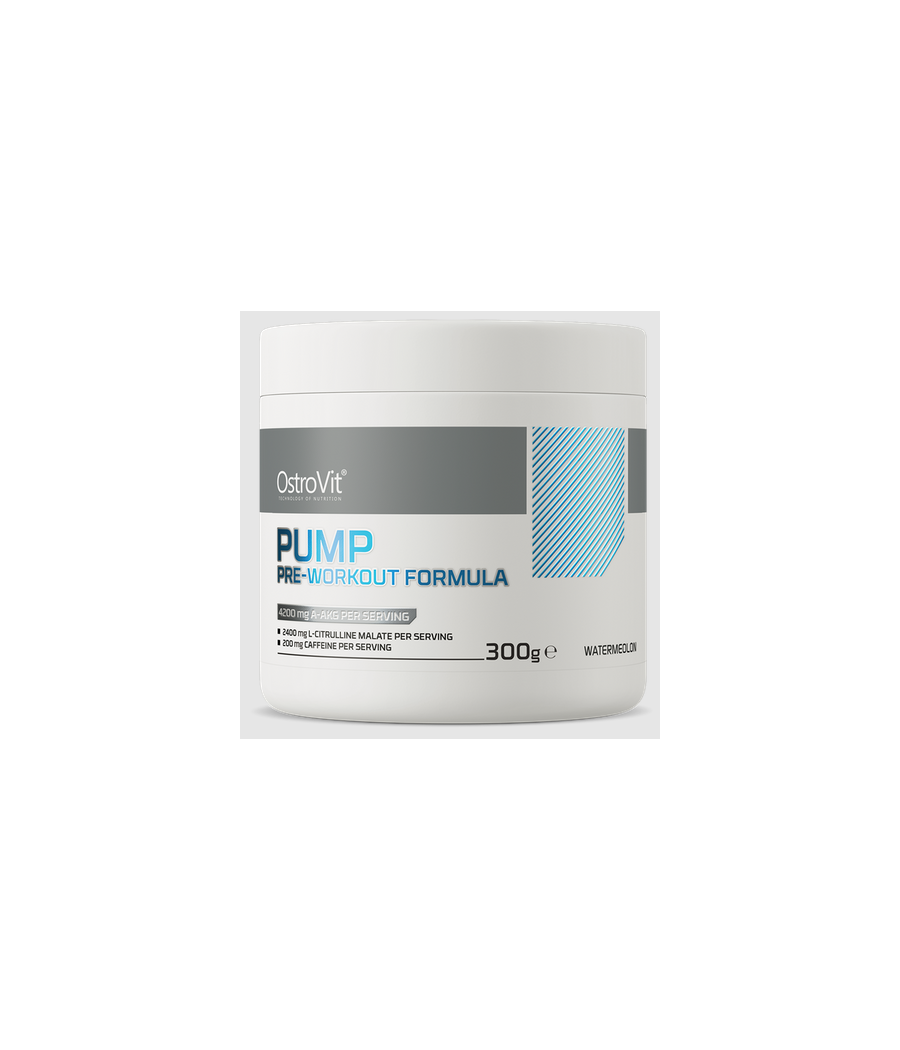 PUMP Pre-Workout Formula Arbuusimaitse "OstroVit", 300 g – madala kalorsusega toode firmalt Ostrovit, osta Bombbar-ist