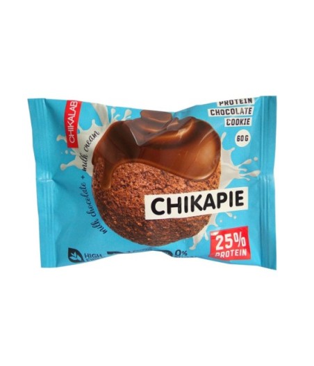 CHIKAPIE Chikalab Печенье глазированное с начинкой Шоколадное, 60 г