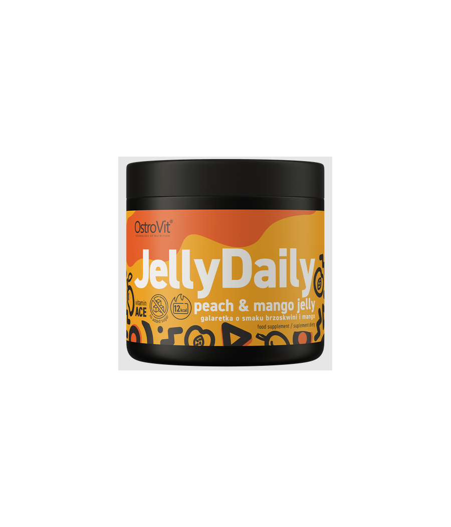 JellyDaily Mango ja virsiku želee "OstroVit", 350 g – madala kalorsusega toode firmalt Ostrovit, osta Bombbar-ist