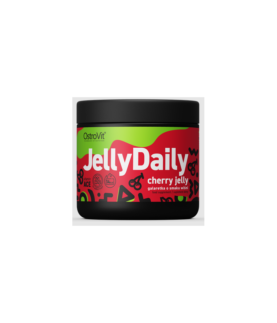 OstroVit Jelly Daily 350 g cherry – низкокалорийный продукт от Ostrovit, купить в Bombbar