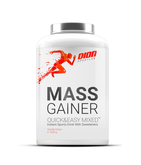 MASS GAINER Maasika maitsega "Dion", 1250 g