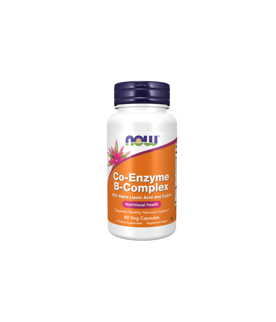 NOW Foods	 Co-Enzyme B-Complex - 60 vcaps – низкокалорийный продукт от NOW, купить в Bombbar