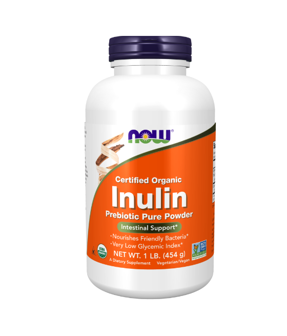 NOW Foods	 Inulin Powder, Organic - 227 grams