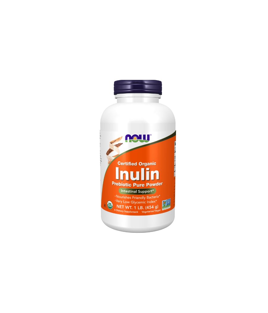 Inuliin-prebiootikumi puhas pulber "Now Foods", 227 g – madala kalorsusega toode firmalt NOW, osta Bombbar-ist