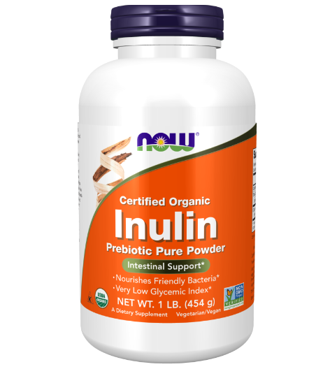 NOW Foods	 Inulin Powder, Organic - 227 grams