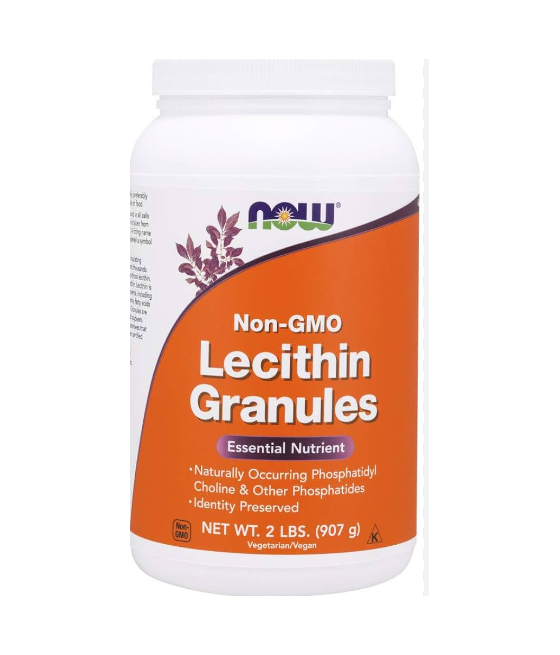 NOW Lecithin Granules Non-GMO - 907 grams