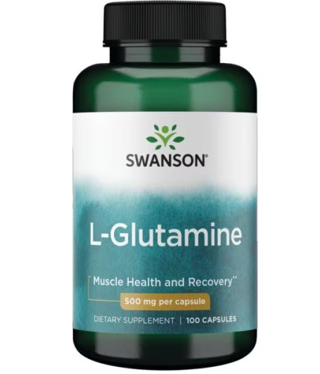 L-Glutamiin, 500 mg "Swanson", 100 kapslit