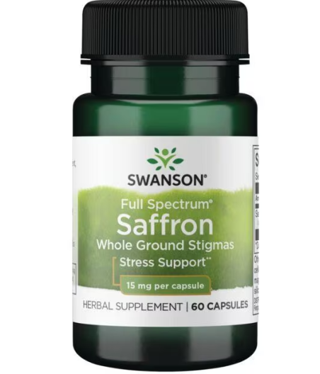 Full Spectrum safran, 15 mg "Swanson", 60 kapslit