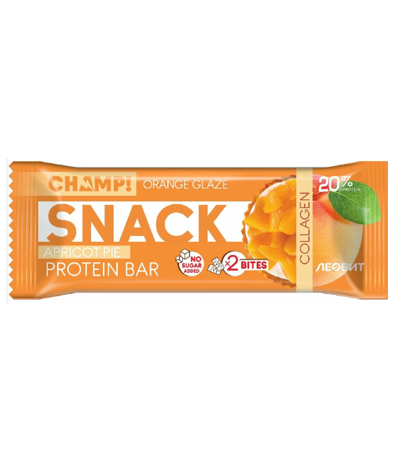 Protein Bar Champ! Snack "Apricot Pie", 40g - Леовит