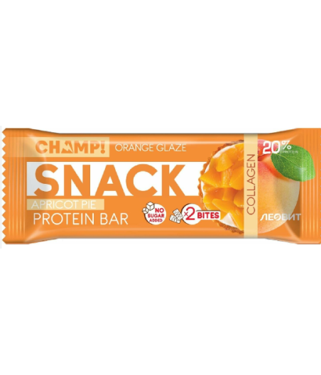 Protein Bar Champ! Snack "Apricot Pie", 40g - Леовит