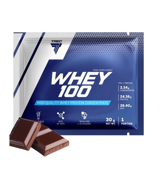 Whey 100 Chocolate "TREC NUTRITION", 30 g