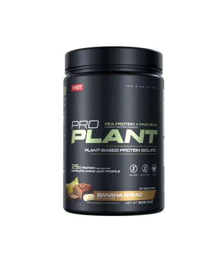 PRO PLANT Planted-Based Protein Isolate, 900g, Banana Bread