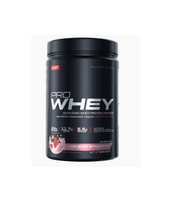 VAST PRO WHEY, 900g Dose, Strawberries and Cream