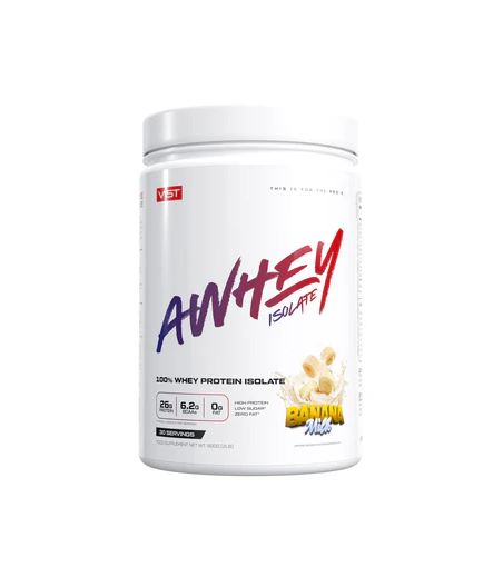 AWhey Isolate, 900g Dose, Banana Milk