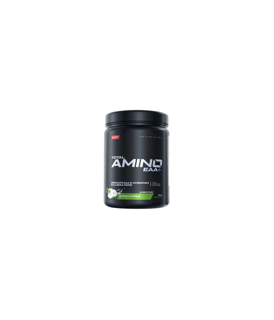 Total Amino EAA+, 30 Portionen, Green Apple – низкокалорийный продукт от VAST, купить в Bombbar