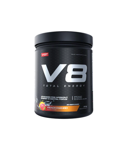 V8 Total Energy, 20 Portionen, Peach Mango