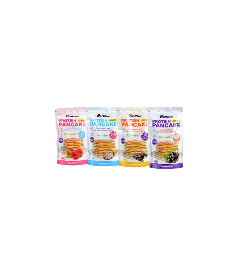 BOMBBAR Pancake mix "Blackcurrant", 420 gr – low-calorie product from Bombbar, buy in Bombbar