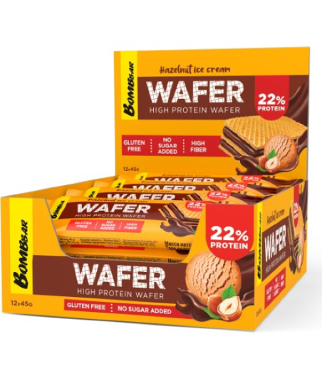 BOMBBAR Wafer Bar "Nutty Ice Cream in Chocolate", 45 g