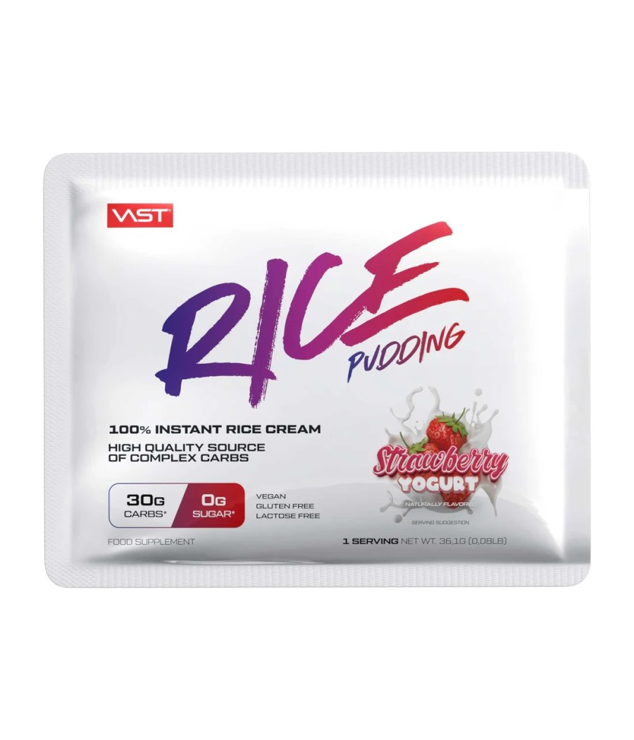 Instant Rice Pudding "Double Strawberry", 36.1g - VAST – low-calorie product from VAST, buy in Bombbar