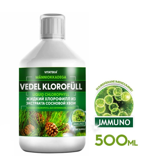 Liquid chlorophyll pine needle extract, 500 ml - VITATEKA