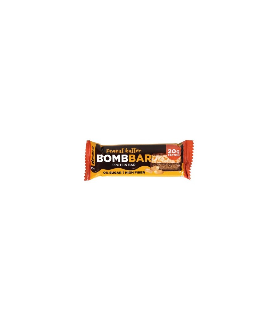 Protein Bar "Peanut Butter", 70g - BOMBBAR – low-calorie product from Bombbar, buy in Bombbar