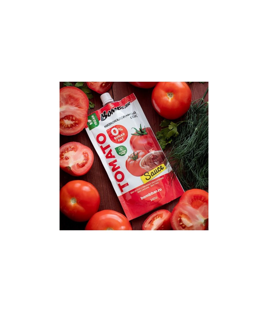 Sauce "Sweet Tomato" Low-Calorie, 240 g - BOMBBAR – low-calorie product from Bombbar, buy in Bombbar