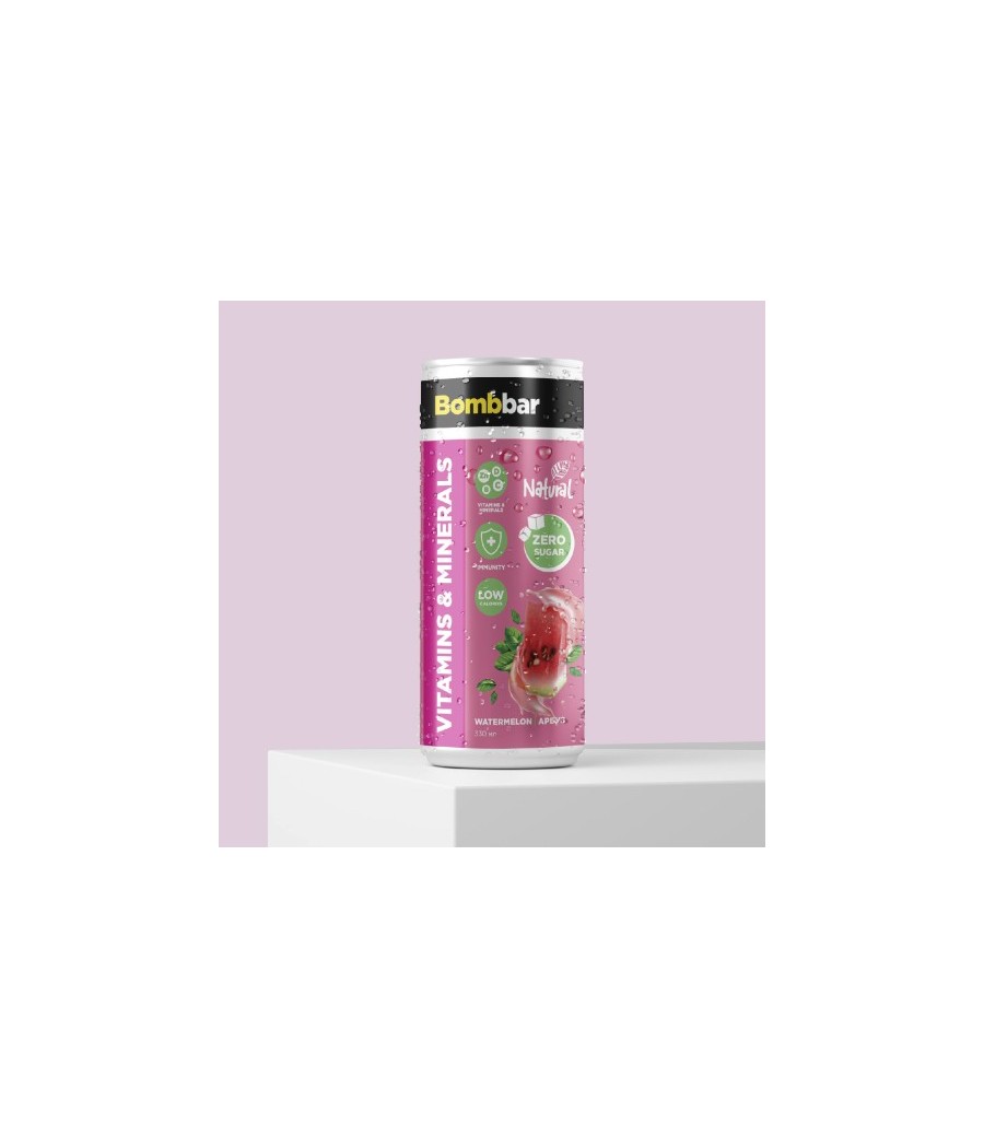 Lemonade with vitamins "Watermelon" Sugar-Free, 330 ml - BOMBBAR – low-calorie product from Bombbar, buy in Bombbar