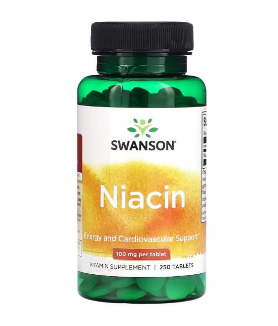 SWANSON Niacin, 100mg - 250...