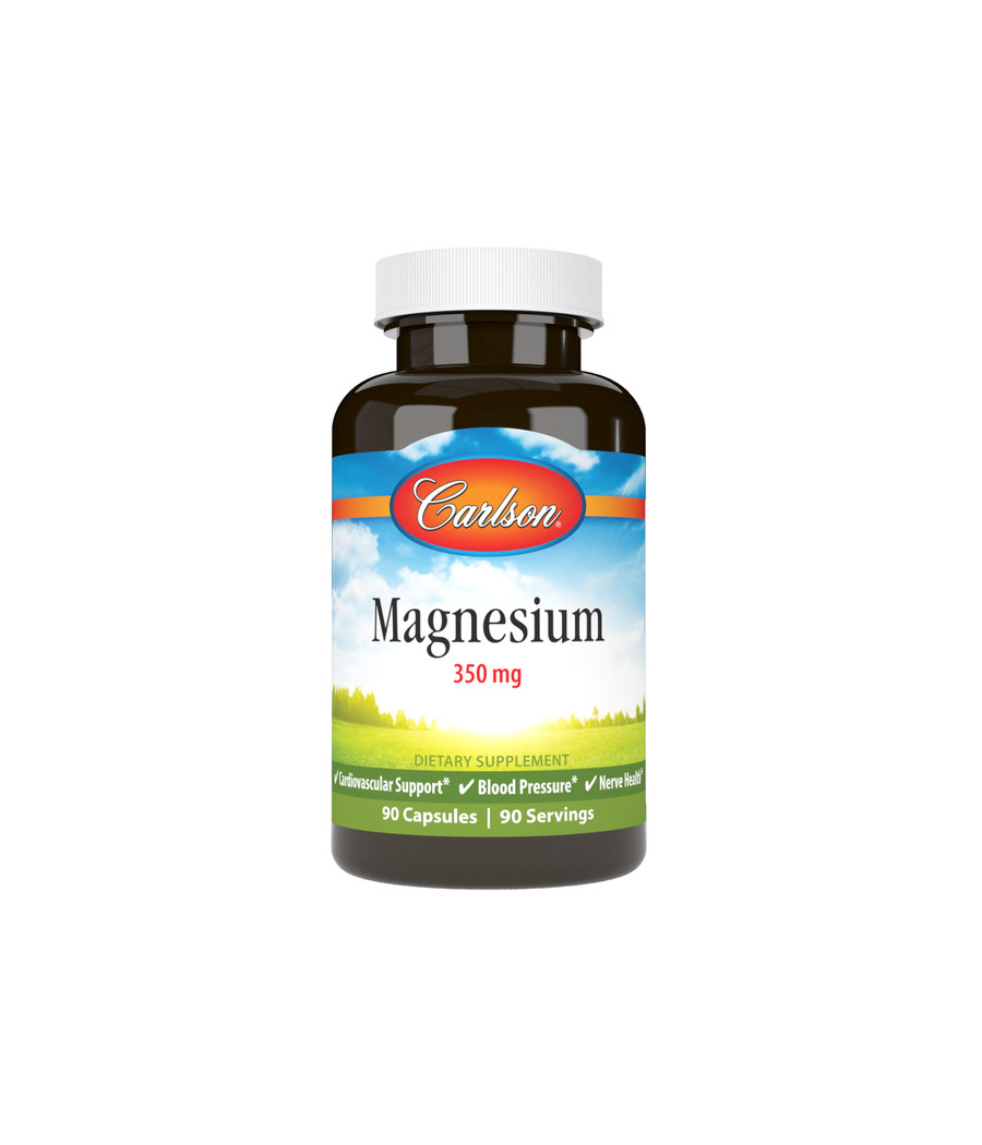 Magneesium, 350 mg, N180, Carlson – madala kalorsusega toode firmalt Carlson, osta Bombbar-ist