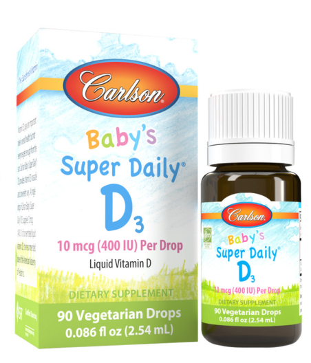 D-vitamiin Baby's Super Daily D3, 400 IU, 10 ml, Carlson