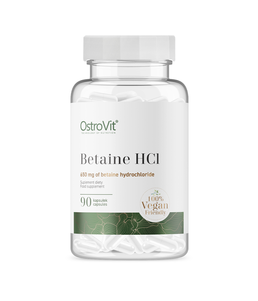 Betaine HCl VEGE, 90 capsules - OstroVit – low-calorie product from Ostrovit, buy in Bombbar