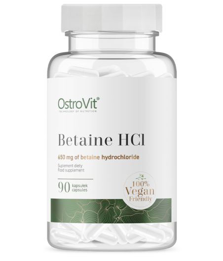 Betaine HCl VEGE, 90 capsules - OstroVit