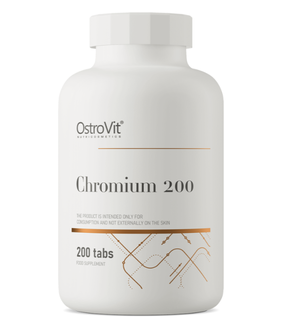 Chromium 200 μg, 200 tablets - OstroVit