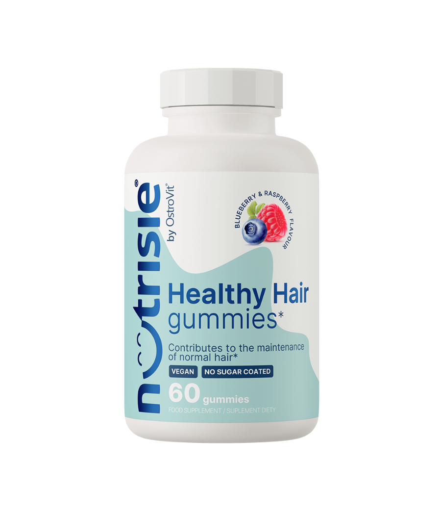 OSTROVIT Nutrisie Healthy Hair Gummies 60 жевательных таблеток – низкокалорийный продукт от Ostrovit, купить в Bombbar