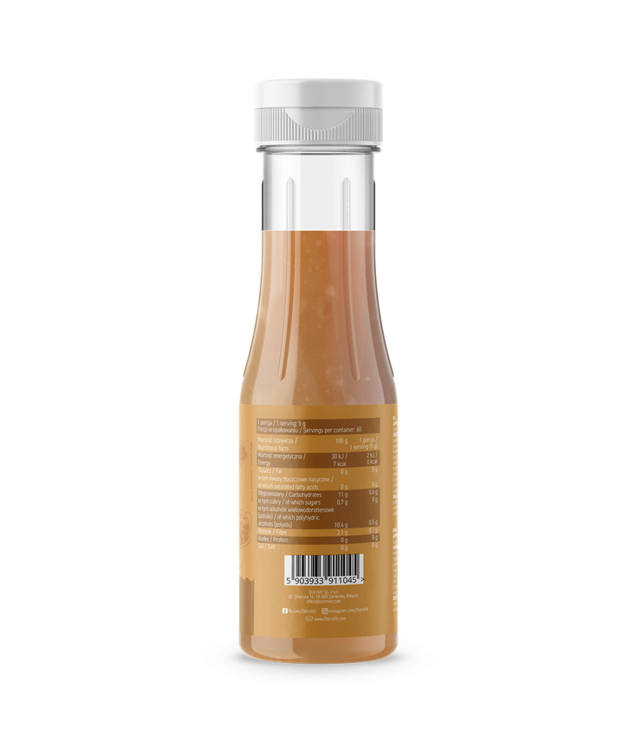 OSTROVIT Apple Pie Sauce, 300 g – low-calorie product from Ostrovit, buy in Bombbar